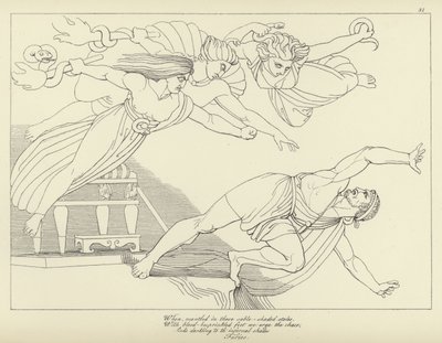 De Furieën door John Flaxman